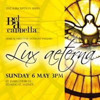 Lux Aeterna from bel a capella