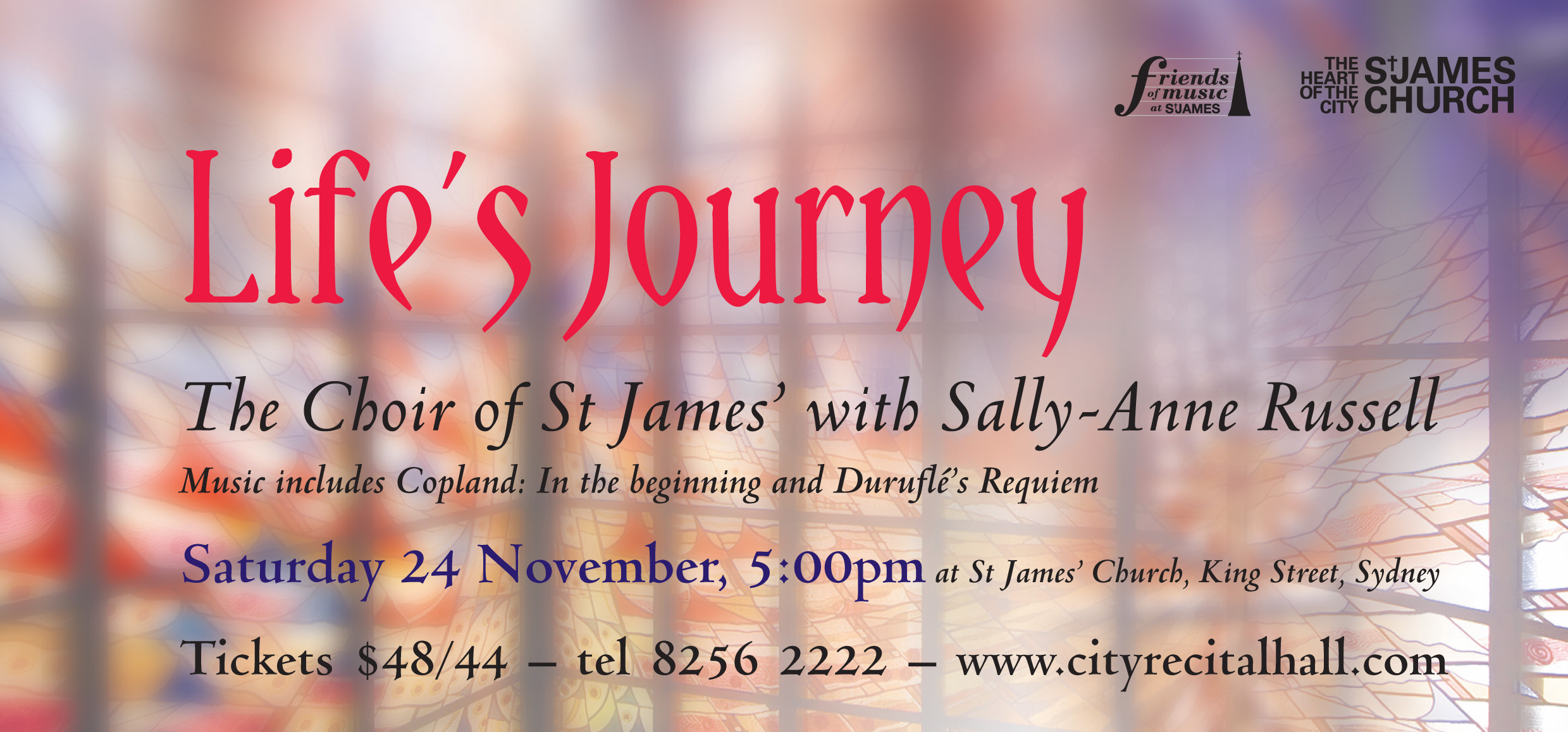 ‘Life’s Journey’ at St James’ King Street