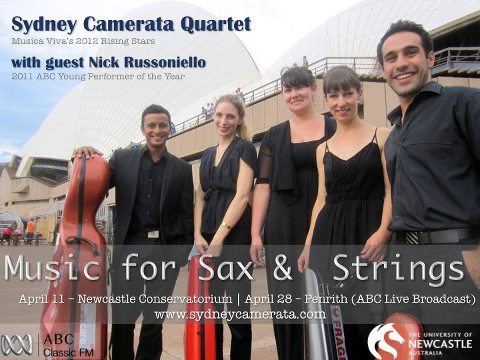 Out of town – Sydney Camerata and Nick Russioniello perform in Newcastle and Penrith