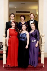 Emma Matthews with the finalists. Image Lightbox Photography