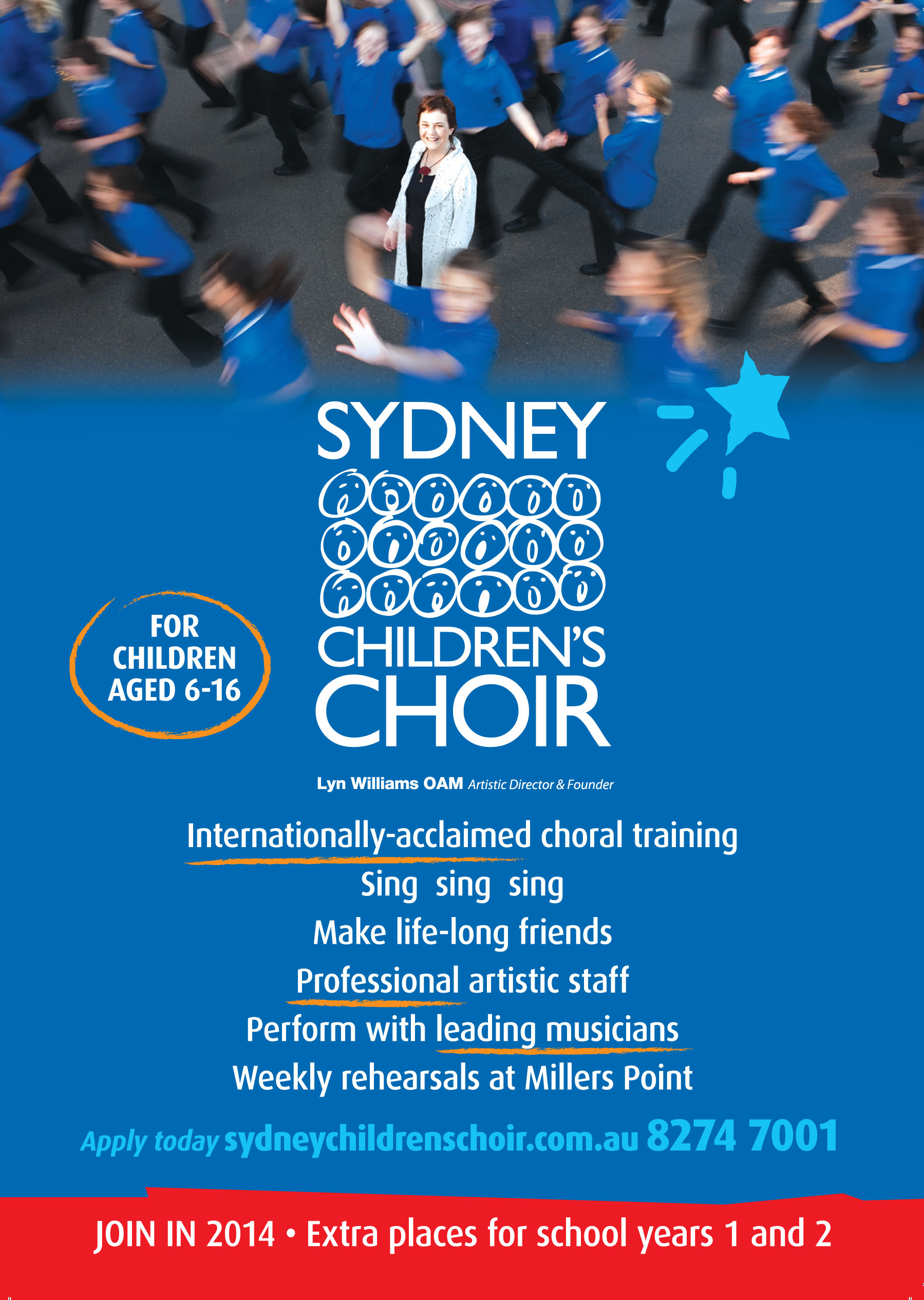 The Sydney Children’s Choir Is Recruiting For 2014