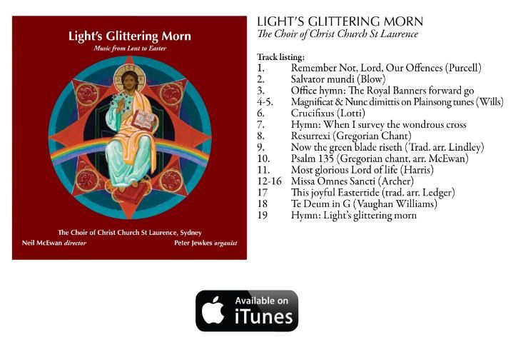 CD Review: Light’s Glittering Morn, The Choir of Christ Church St Laurence