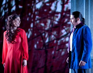 Nicole Car as Tatyana & Dalibor Jenis as Onegin.
