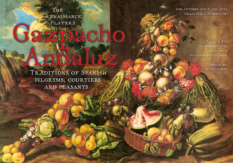 From The Renaissance Players: Gazpacho Andaluz – A Feast Of Early Music, Song, Dance And Poetry