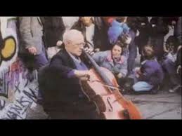 Rostropovich Plays At The Fall Of The Berlin Wall