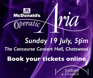 Sydney Eisteddfod McDonald’s Operatic Aria Competition