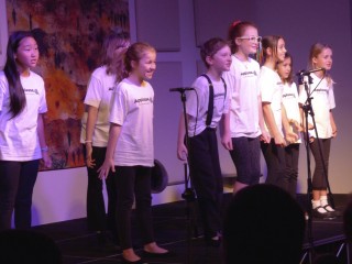 Chorus kids at Applause Music Theatre Academy