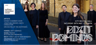 Concert Review: Dixit Dominus/ Sydney Chamber Choir