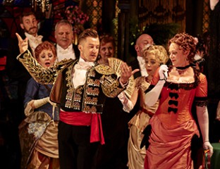 The Opera Australia Chorus in Opera Australia's production of La Traviata. Photo credit: Keith Saunders