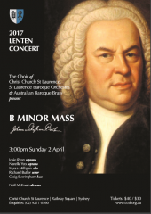 Concert Review: Mass in B Minor/ Choir of Christ Church St Laurence/ St Laurence Baroque Orchestra/ Australian Baroque Brass