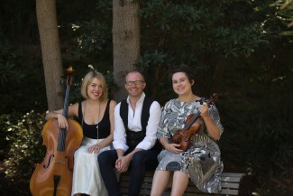 Strelitzia Ensemble - cellist Eleanor Betts, pianist Michael Curtain and violinist Lucy Warren