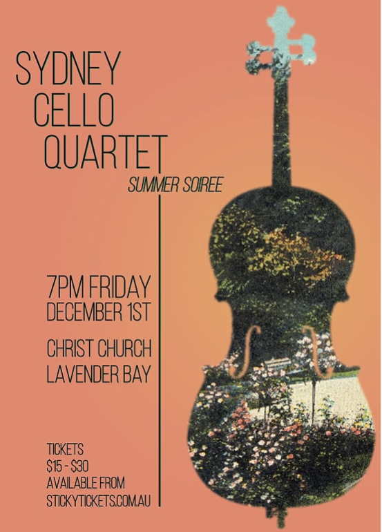 Sydney Cello Quartet’s Inaugural Concert