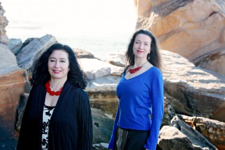Elena Kats-Chernin and Sally Walker. Image credit Steven Godbee
