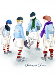 Football kids costume design inspiration in Handa Opera on Sydney Harbour — La Bohème.Credit Dan Potra