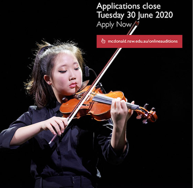 The McDonald College Opens Online Auditions For 2021