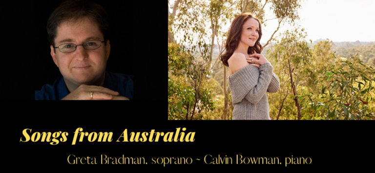 Bradman And Bowman Perform Australian Songs For Melbourne Digital Concert Hall