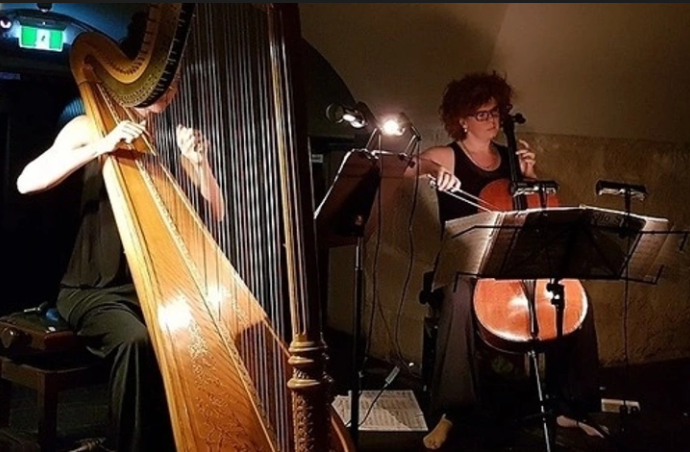 Bach In The Dark – Cello And Harp