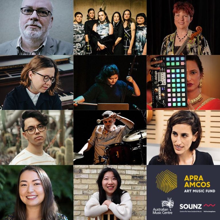 APRA AMCOS SOUNZ AND AMC Announce 2023 Art Music Fund Recipients
